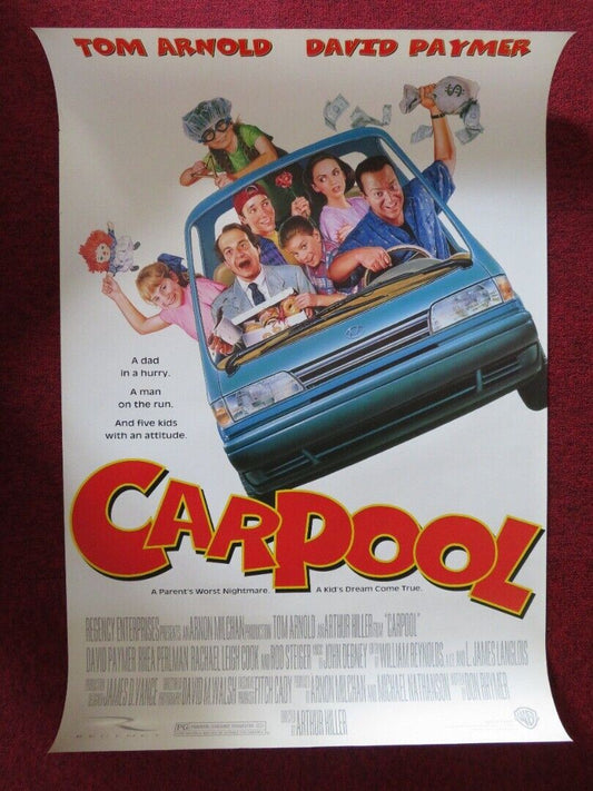 CARPOOL US ONE SHEET ROLLED POSTER TOM ARNOLD DAVID PAYMER 1996 - Rendezvous Cinema