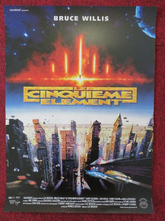 THE FIFTH ELEMENT FRENCH (15"x 21") POSTER BRUCE WILLIS GARY OLDMAN 1997