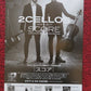 2CELLOS - THE SCORE TOUR JAPANESE MUSIC TOUR GIG POSTER 2018