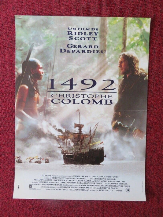 1492: CONQUEST OF PARADISE FRENCH (15"x 21") POSTER GERARD DEPARDIEU 1992