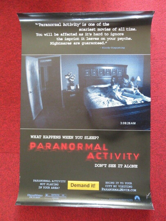 PARANORMAL ACTIVITY  US ONE SHEET ROLLED POSTER OREN PELI 2007