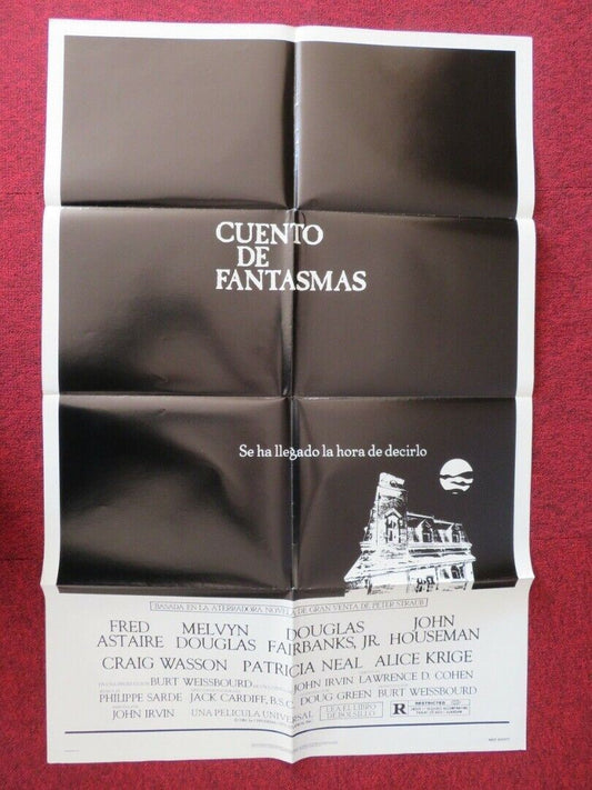 GHOST STORY SPANISH ONE SHEET FOLDED POSTER FRED ASTAIRE MELVYN DOUGLAS 1981