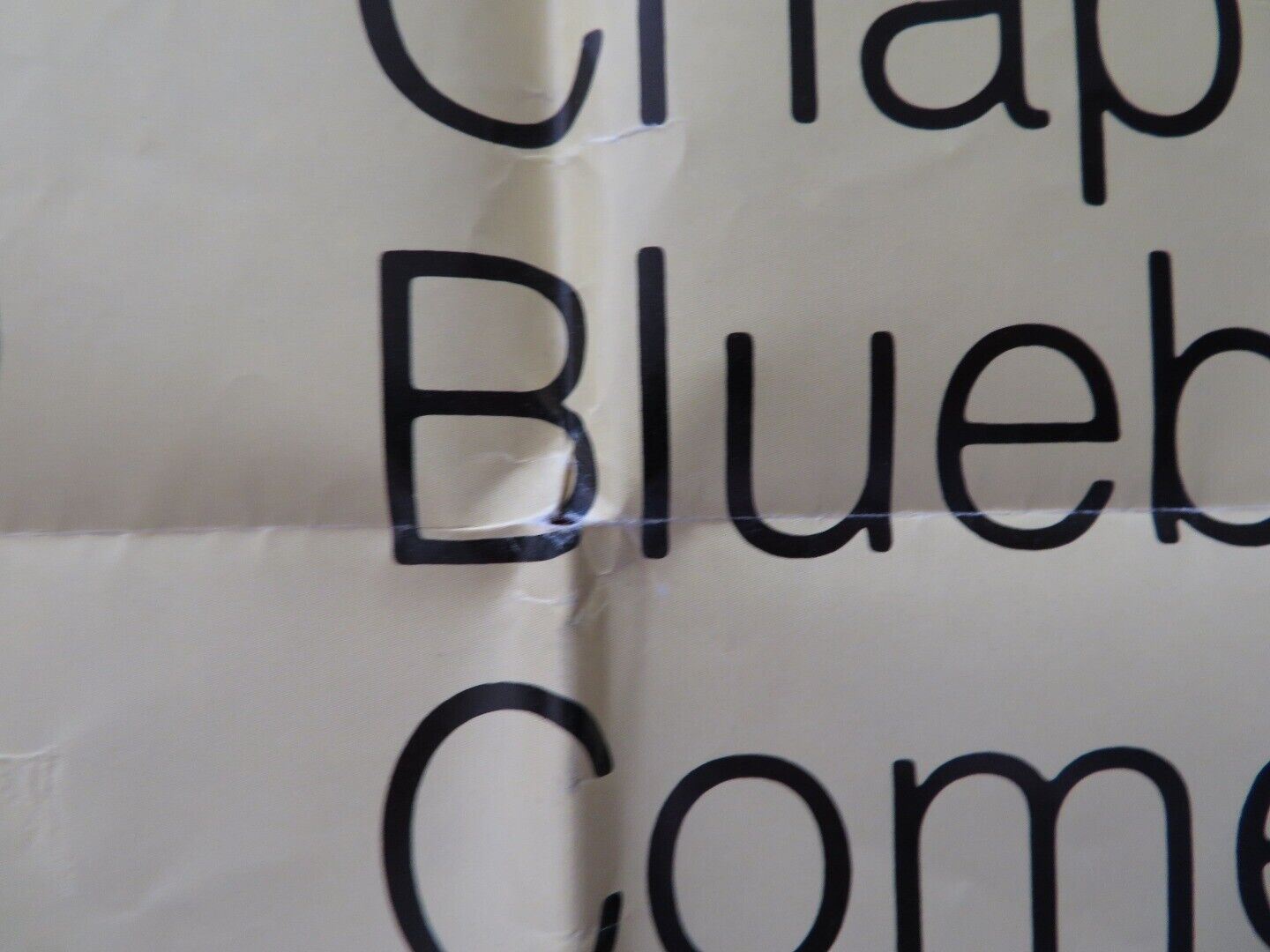 MONSIEUR VERDOUX FOLDED US ONE SHEET POSTER CHARLES CHAPLIN 1972 - Rendezvous Cinema