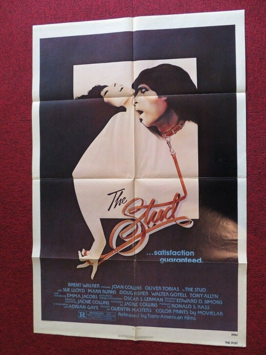 THE STUD FOLDED US ONE SHEET POSTER JOAN COLLINS OLIVER TOBIAS 1979 - Rendezvous Cinema
