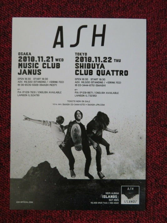 ASH - JAPAN TOUR JAPANESE MUSIC TOUR GIG POSTER 2018