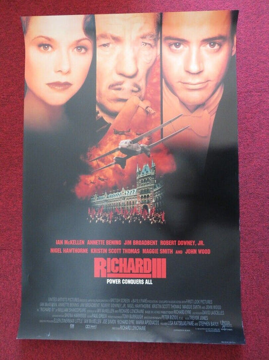 RICHARD III US ONE SHEET ROLLED POSTER IAN MCKELLEN BILL PATTERSON 1995 - Rendezvous Cinema