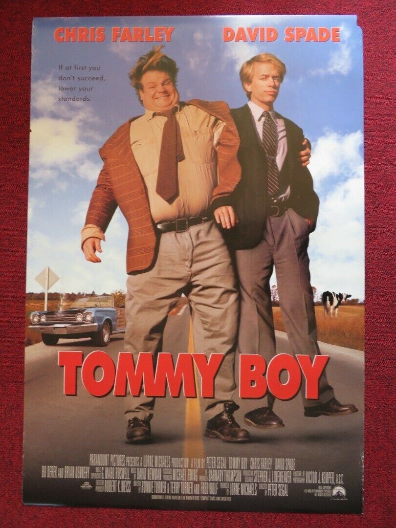 TOMMY BOY US ONE SHEET ROLLED POSTER CHRIS FARLEY DAVID SPADE 1995
