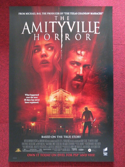THE AMITYVILLE HORROR VHS DVD US ONE SHEET POSTER ROLLED RYAN REYNOLDS 2005 - Rendezvous Cinema