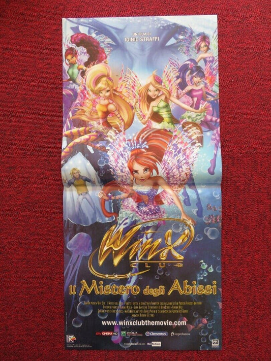WINX CLUB: THE MYSTERY OF THE ABYSS ITALIAN LOCANDINA (27"x12.5") POSTER 2014