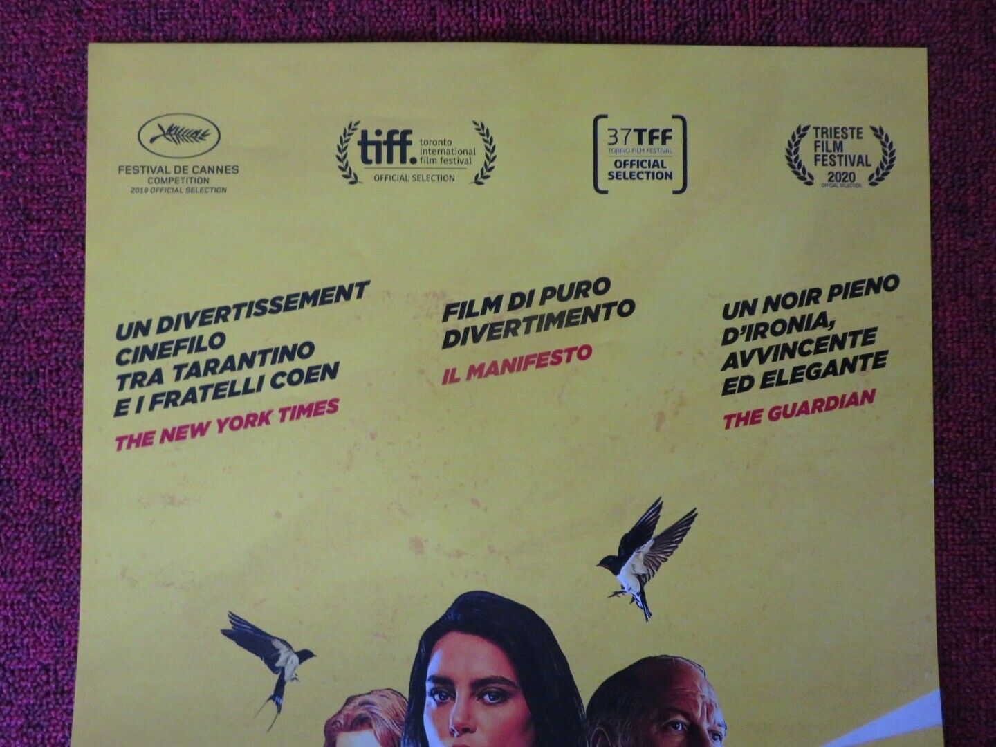 THE WHISTLERS ITALIAN LOCANDINA (26.5"x12.5") POSTER CATRINEL MARLON 2020 - Rendezvous Cinema