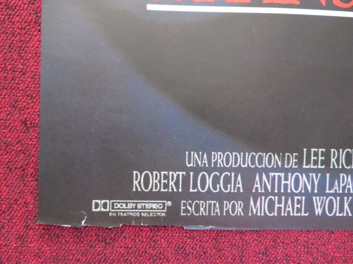 INNOCENT BLOOD ARGENTINA ONE SHEET POSTER JOHN LANDIS ANNE PARILLAUD 1992 - Rendezvous Cinema