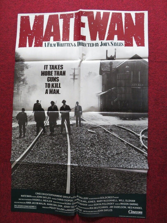 MATEWAN US ONE SHEET POSTER CHRIS COOPER MARY MCDONNELL 1987