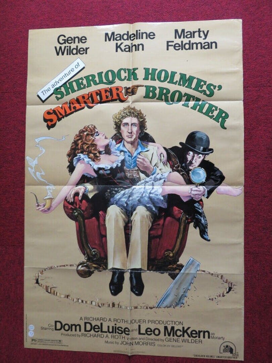 THE ADVENTURE OF SHERLOCK HOLMES' SMARTER BROTHER US ONE SHEET POSTER G. WILDER
