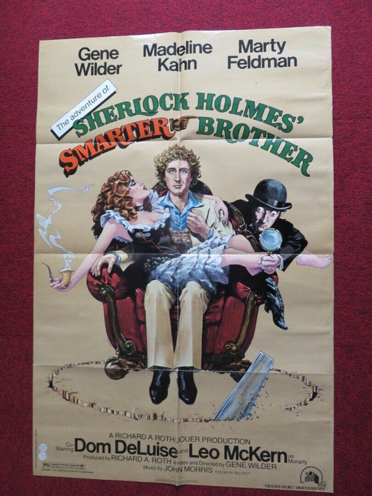 THE ADVENTURE OF SHERLOCK HOLMES' SMARTER BROTHER US ONE SHEET POSTER G. WILDER - Rendezvous Cinema