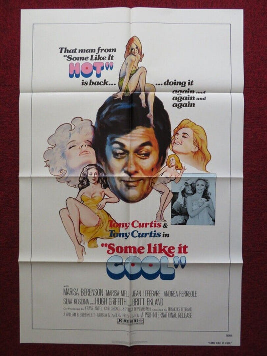 SOME LIKE IT COOL FOLDED US ONE SHEET POSTER TONY CURTIS MARISA BERENSON 1978 - Rendezvous Cinema