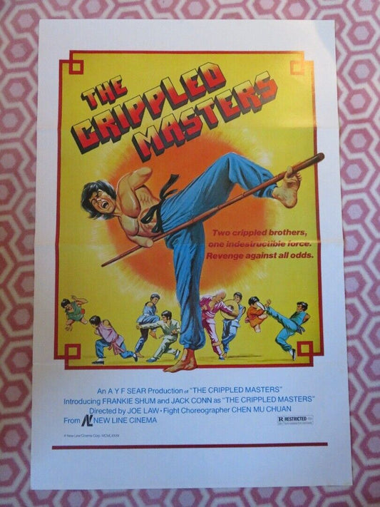 THE CRIPPLED MASTERS / Tian can di que US ROLLED POSTER FRANKIE SHUM JACK CONN