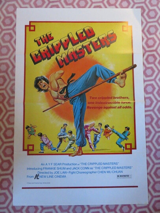 THE CRIPPLED MASTERS / Tian can di que US ROLLED POSTER FRANKIE SHUM JACK CONN - Rendezvous Cinema