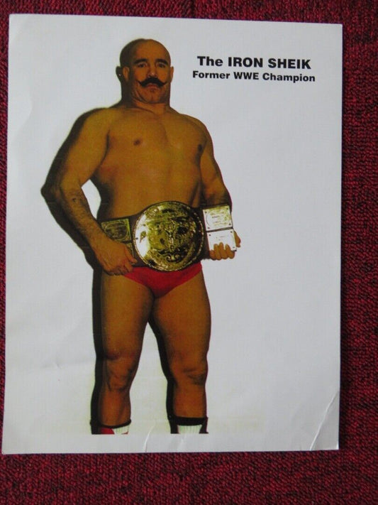 THE IRON SHEIK FORMER WWE CHAMPION (8.5"x 11") PHOTO - Rendezvous Cinema