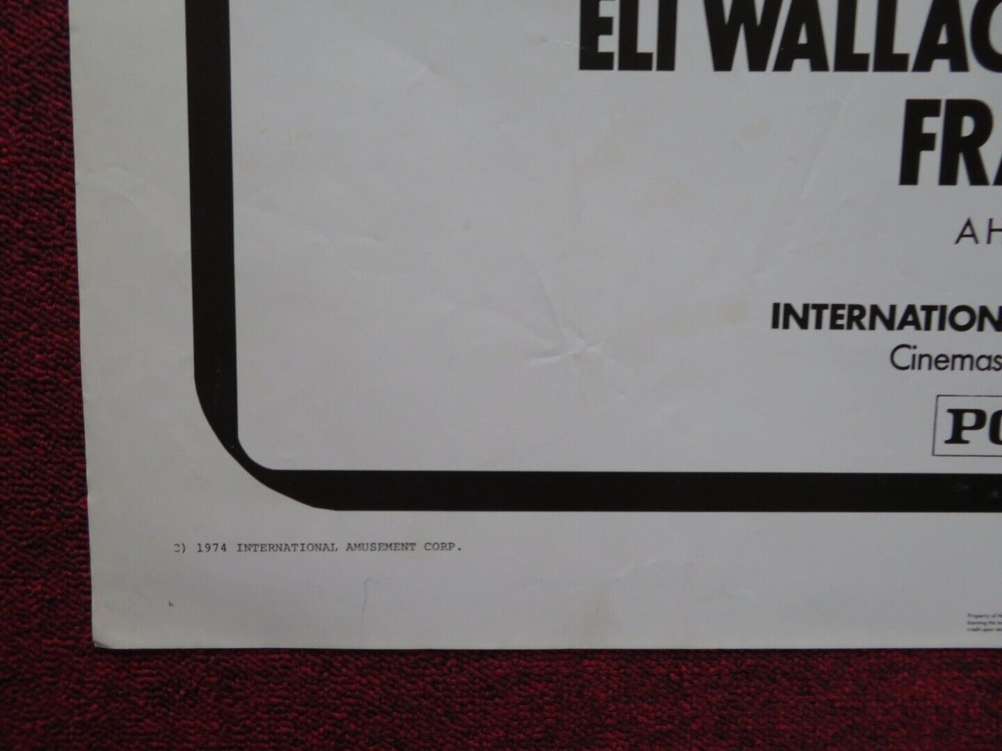 DON'T TURN THE OTHER CHEEK STYLE B FOLDED US ONE SHEET POSTER FRANCO NERO 1974 - Rendezvous Cinema