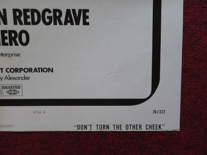 DON'T TURN THE OTHER CHEEK STYLE B FOLDED US ONE SHEET POSTER FRANCO NERO 1974 - Rendezvous Cinema
