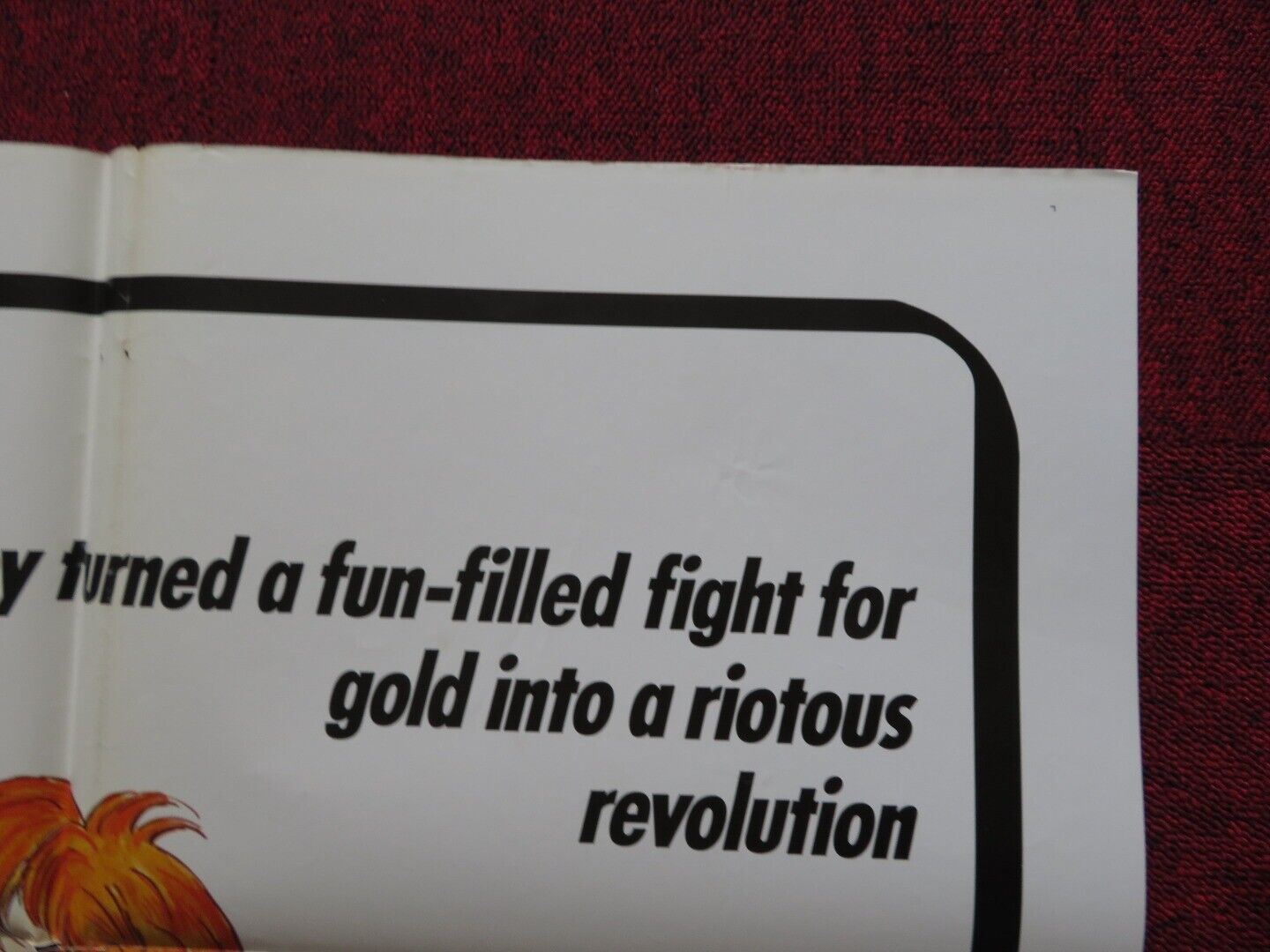 DON'T TURN THE OTHER CHEEK STYLE B FOLDED US ONE SHEET POSTER FRANCO NERO 1974 - Rendezvous Cinema