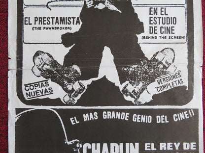 CHARLIE CHAPLIN COMBO POSTER SPANISH MINI (27.5" X 14") POSTER