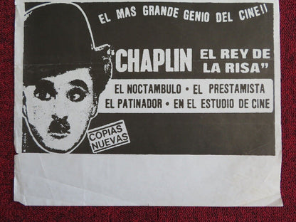 CHARLIE CHAPLIN COMBO POSTER SPANISH MINI (27.5" X 14") POSTER
