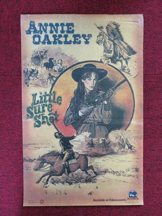 TALL TALES AND LEGENDS - ANNIE OAKLEY U.S VHS (14" X 22") POSTER J. LEE CURTIS - Rendezvous Cinema