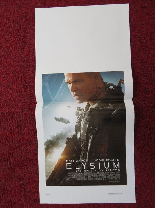 ELYSIUM ITALIAN LOCANDINA (27.5"x13") POSTER MATT DAMON JODIE FOSTER 2013 - Rendezvous Cinema