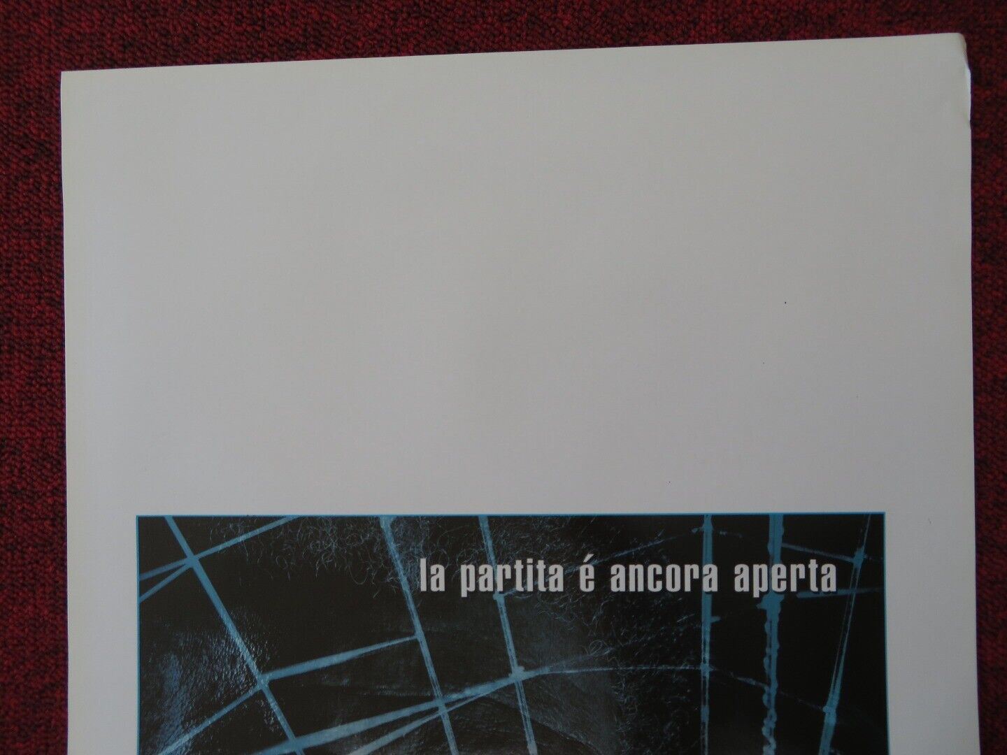 ALONG CAME A SPIDER ITALIAN LOCANDINA (27.5"x13") POSTER MORGAN FREEMAN 2001