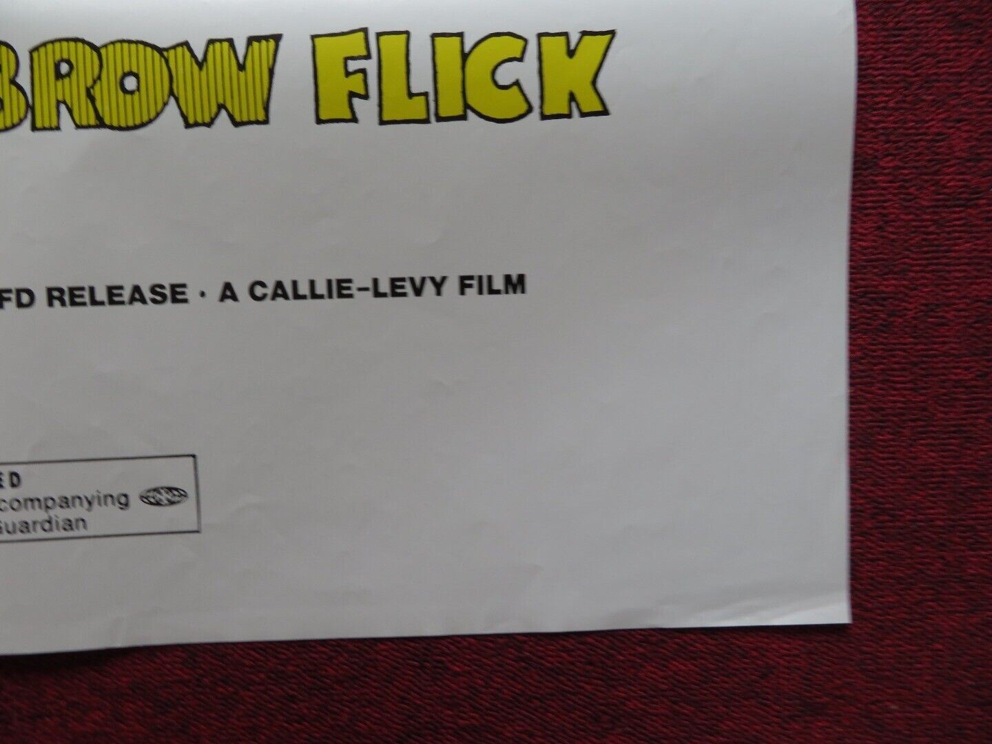 IF YOU DON'T STOP IT... YOU'LL GO BLIND FOLDED US ONE SHEET POSTER G. SPENCER 75 - Rendezvous Cinema