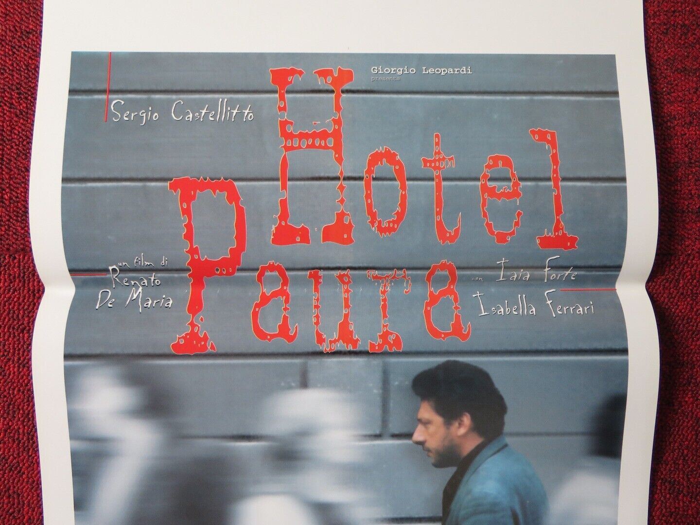 HOTEL PAURA  ITALIAN LOCANDINA (27.5"x13") POSTER ISABELLA FERRARI 1996