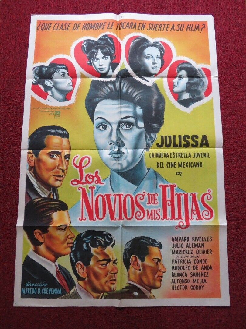 LOS NOVIOS DE MIS HIJAS FOLDED ARGENTINA POSTER AMPARO RIVELLES JULIO ALEMAN - Rendezvous Cinema
