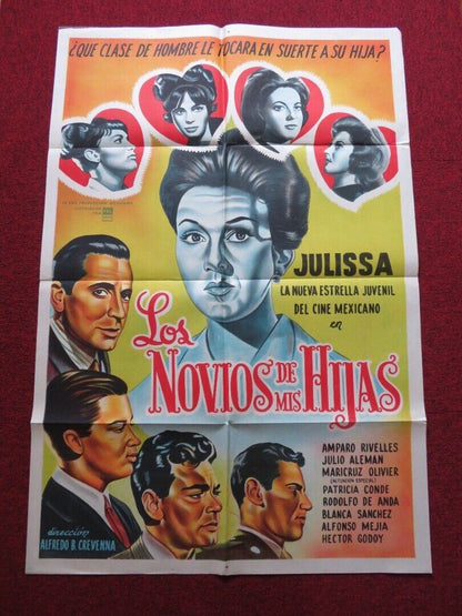 LOS NOVIOS DE MIS HIJAS FOLDED ARGENTINA POSTER AMPARO RIVELLES JULIO ALEMAN - Rendezvous Cinema