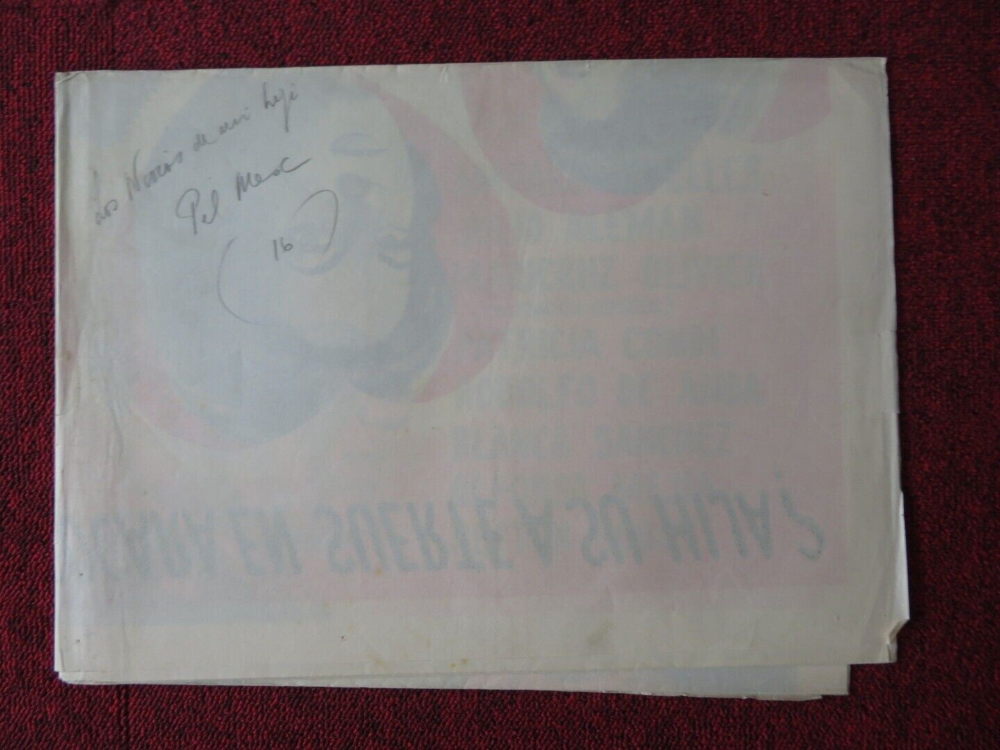 LOS NOVIOS DE MIS HIJAS FOLDED ARGENTINA POSTER AMPARO RIVELLES JULIO ALEMAN - Rendezvous Cinema