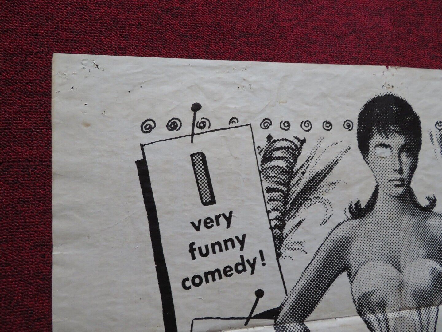 THE ADVENTURES OF SADIE FOLDED US ONE SHEET POSTER JOAN COLLINS GEORGE COLE 1953 - Rendezvous Cinema