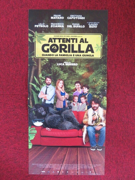 ATTENTI AL GORILLA ITALIAN LOCANDINA (26.5"x12.5") POSTER FRANK MATANO 2019 Rendezvous Cinema Movie posters