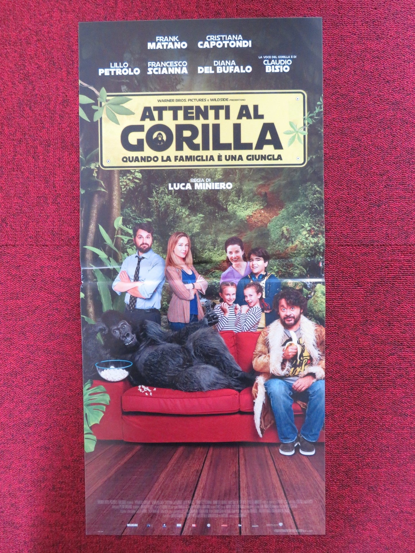 ATTENTI AL GORILLA ITALIAN LOCANDINA POSTER F. MATANO CRISTIANA CAPOTONDI 2019 Rendezvous Cinema Movie posters