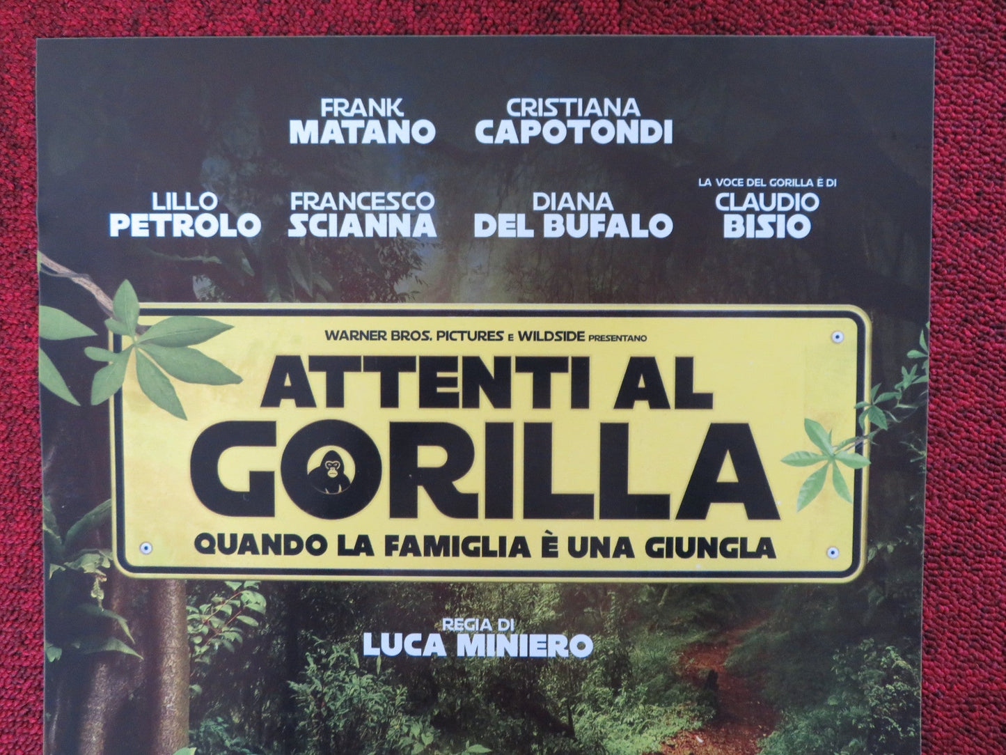 ATTENTI AL GORILLA ITALIAN LOCANDINA POSTER F. MATANO CRISTIANA CAPOTONDI 2019 Rendezvous Cinema Movie posters
