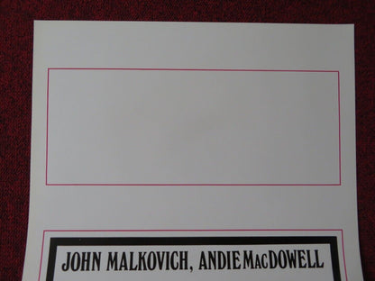 ATTENTI AL LADRO! ITALIAN LOCANDINA (27.5"x13") POSTER JOHN MALKICICH 1991 Movie posters