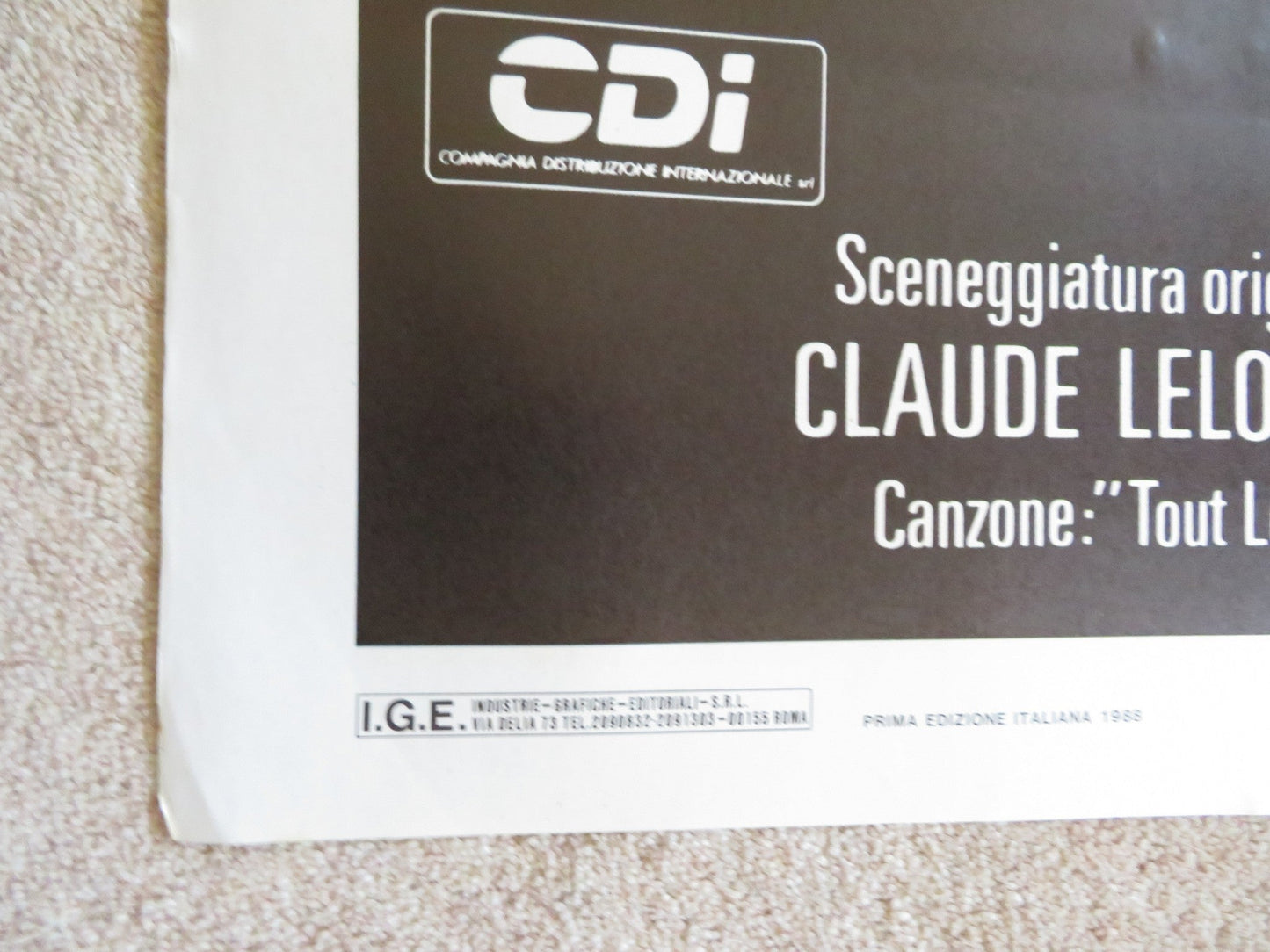 ATTENTION BANDITS ITALIAN 2 FOGLIO POSTER JEAN YANNE MARIE SOPHIE L. 1987 Rendezvous Cinema Movie posters