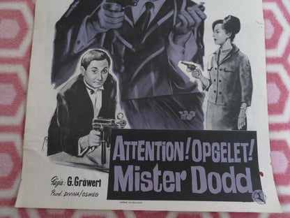 ATTENTION! OPGELET! MISTER DODD BELGIUM (21"x 14") POSTER HEINZ RUHMANN 1964 Movie posters