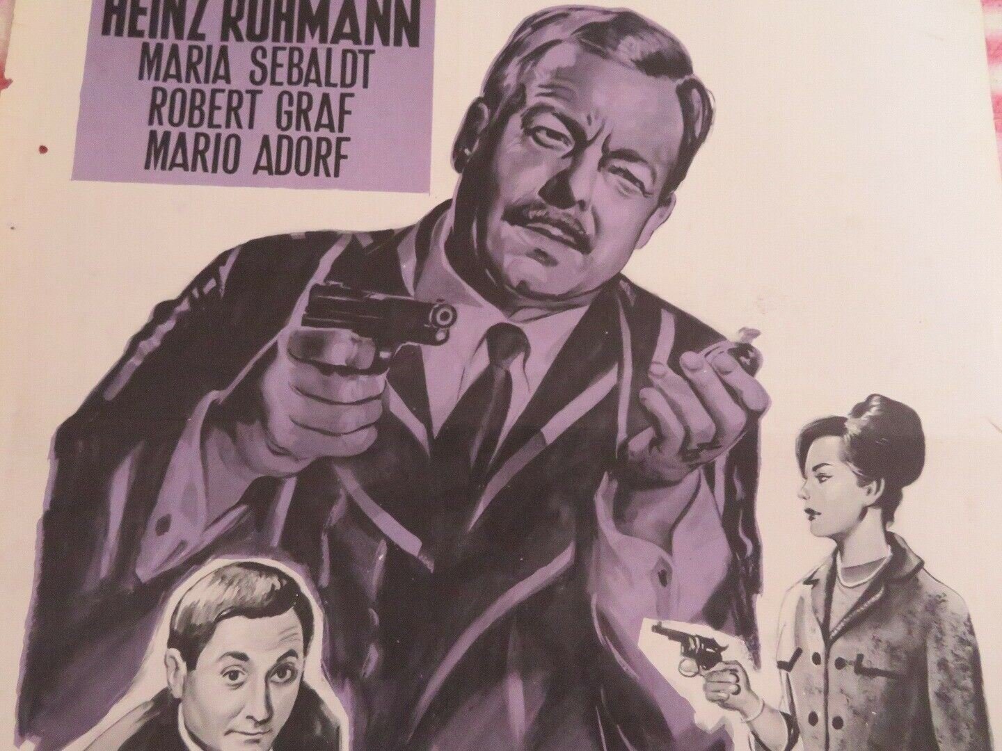 ATTENTION! OPGELET! MISTER DODD BELGIUM (21"x 14") POSTER HEINZ RUHMANN 1964 Movie posters