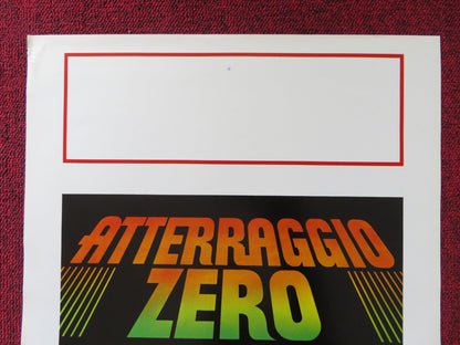 ATTERRAGGIO ZERO ITALIAN LOCANDINA POSTER GEORGE ZENOV ANATOL VASSILIEV 1980 Rendezvous Cinema Movie posters