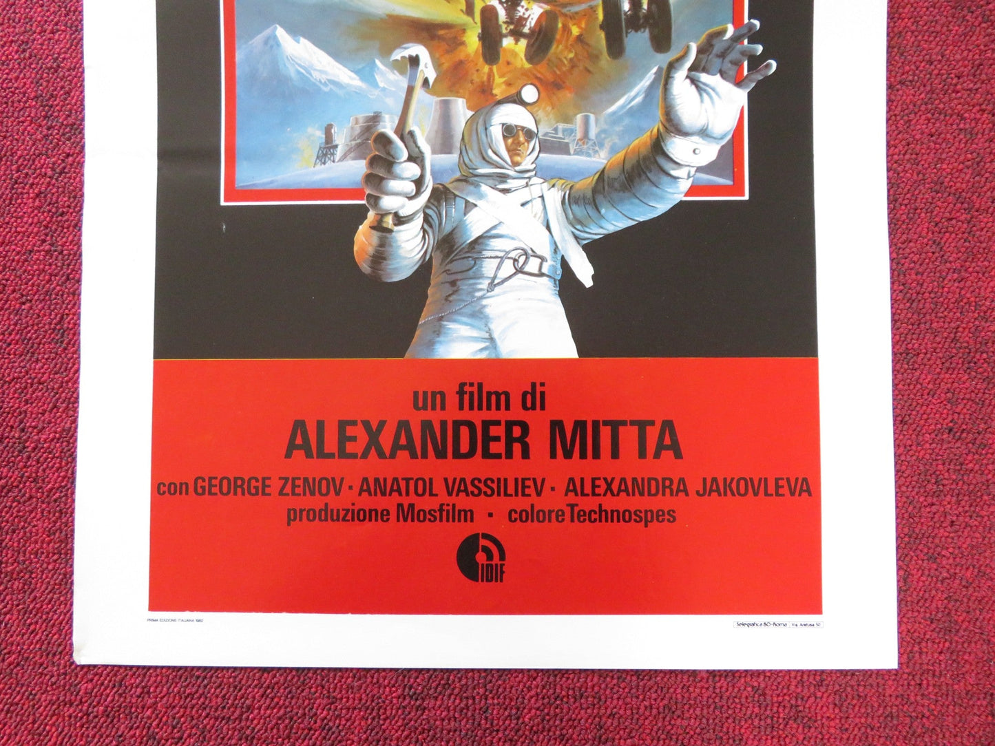 ATTERRAGGIO ZERO ITALIAN LOCANDINA POSTER GEORGE ZENOV ANATOL VASSILIEV 1980 Rendezvous Cinema Movie posters
