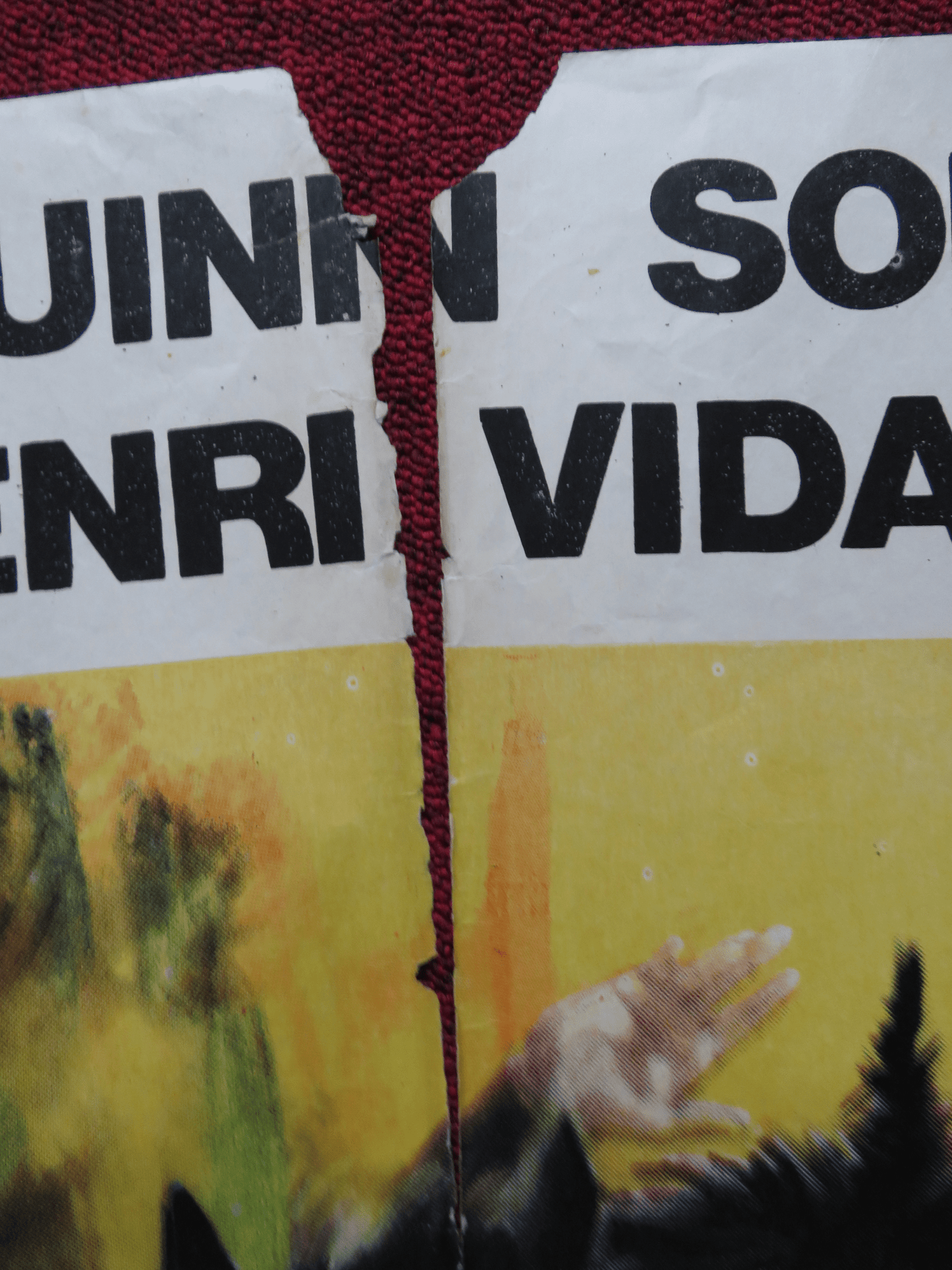 ATTILA FOLDED ARGENTINA ONE SHEET POSTER ANTHONY QUINN SOPHIA LOREN 1954 Rendezvous Cinema Movie posters