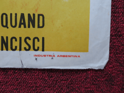 ATTILA FOLDED ARGENTINA ONE SHEET POSTER ANTHONY QUINN SOPHIA LOREN 1954 Rendezvous Cinema Movie posters