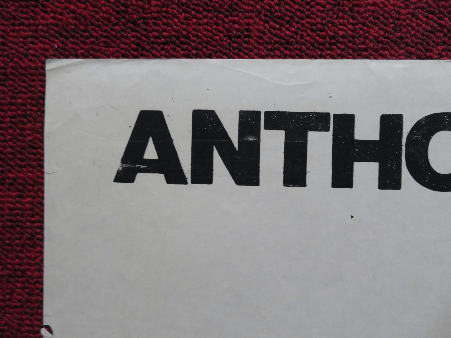 ATTILA FOLDED ARGENTINA ONE SHEET POSTER ANTHONY QUINN SOPHIA LOREN 1954 Rendezvous Cinema Movie posters