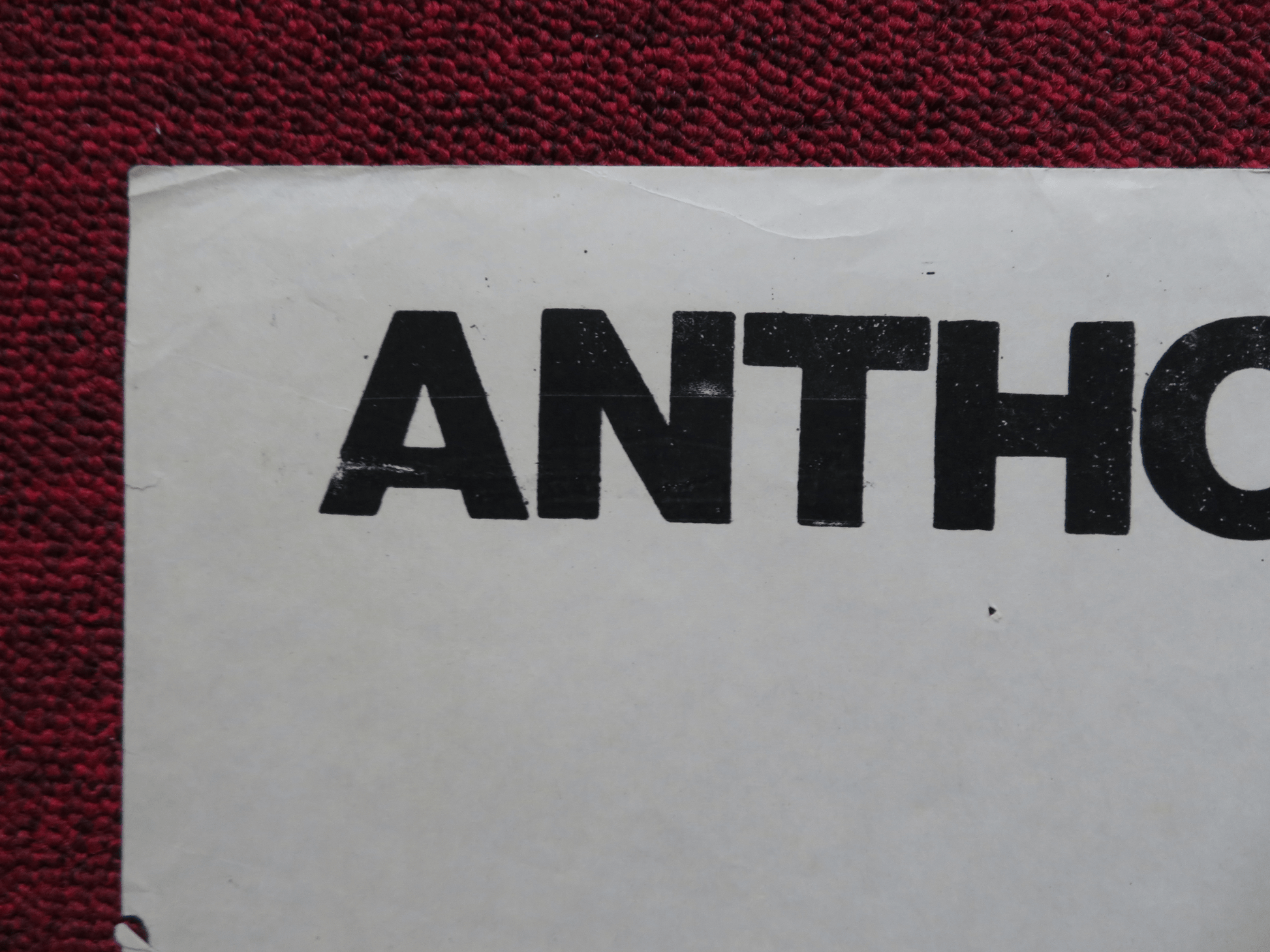 ATTILA FOLDED ARGENTINA ONE SHEET POSTER ANTHONY QUINN SOPHIA LOREN 1954 Rendezvous Cinema Movie posters