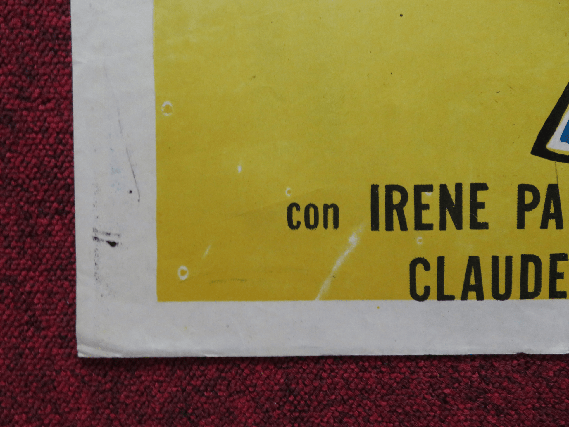 ATTILA FOLDED ARGENTINA ONE SHEET POSTER ANTHONY QUINN SOPHIA LOREN 1954 Rendezvous Cinema Movie posters